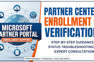 provide microsoft partner portal enrollment support