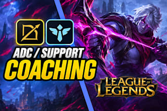 coach you in league of legends adc and support, varus specialist
