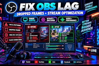 fix obs lag, dropped frames, and optimize your live stream setup