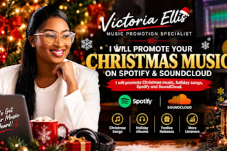 promote your christmas song on spotify holiday playlists for real listeners