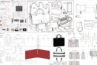 design professional handbag luggage bag backpack suitcase and tech packs