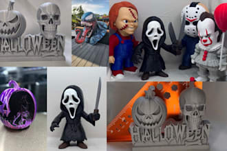 3d print and paint horror toy figurines collectibles hand painting miniatures