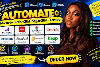 automate marketo infor CRM sugarcrm creatio epicor honeybook freshsales keap CRM