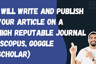 write and publish research articles in google scholar journals