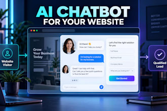 build an ai website chatbot to answer questions and qualify leads