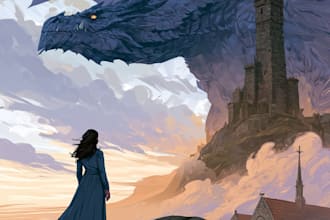 design a custom book cover illustration for your novel