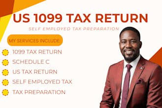 prepare US 1099 tax returns and self employed taxes