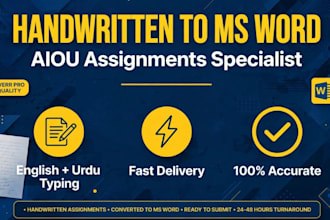 convert handwritten notes to ms word fast