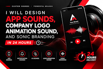 design a custom audio logo and sonic branding for your business or youtube video