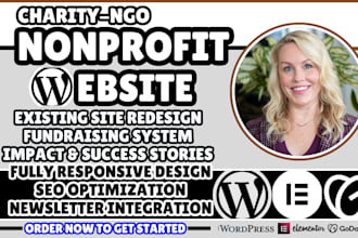nonprofit website, nonprofit organization website, charity website, ngo website
