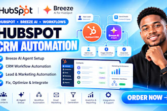 automate hubspot CRM with breeze ai vormac hubspot marketing workflow automation