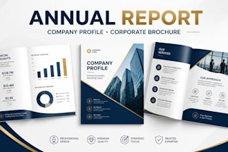 create brochure layout, product catalog and company brochure