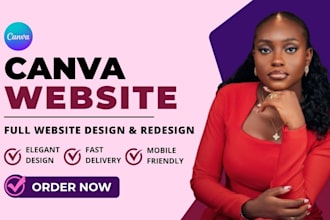 ugc portfolio canva website design canva landing page website canva website