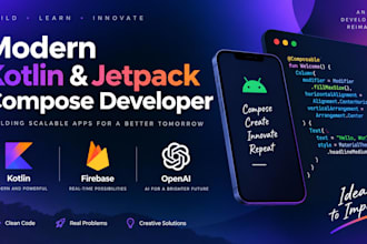 develop modern android apps using kotlin and jetpack compose with mvvm
