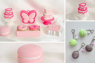 design 3d printable christmas toys, fidget clickers and keychains
