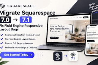 migrate squarespace 7 0 to 7 1, fix fluid engine responsive layout bugs
