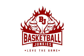 design unique dynamic sweet logo for basketball junkies
