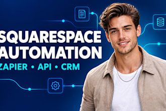 squarespace form webhook, integration, automation, CRM, zapier and API setup