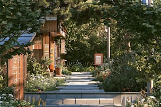 design realistic landscape architecture, garden master plans, and backyard re