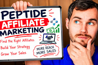 setup peptide affiliate marketing program influencer recruitment growth strategy