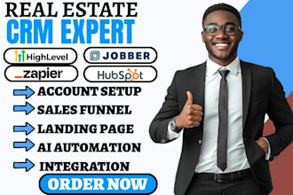 rei reply funnels hubspot crm automation gohighlevel jobber zapier integration