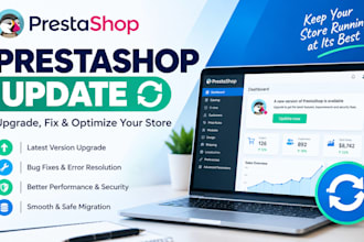 update, upgrade and fix your prestashop store