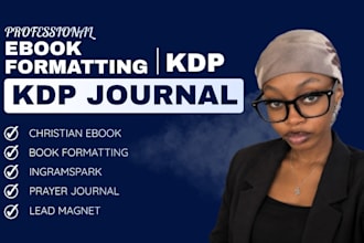 format books, canva ebooks, KDP journals