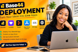 base44 deployment base44 app store publish custom domain lovable replit ios app