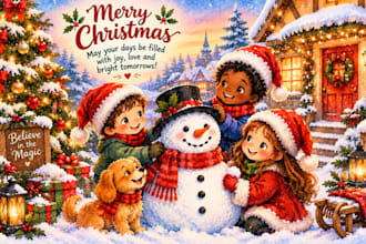 illustrate children book storybook watercolor, 3d illustration for amazon KDP