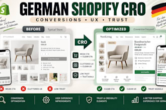 optimize your german shopify store for better conversions, ux, trust and sales