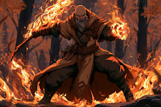 create custom dnd, rpg, and character art