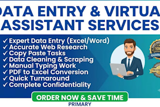 data entry, copy paste and web research