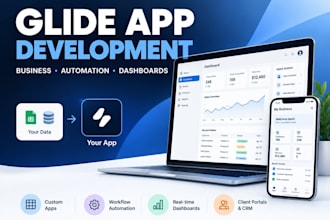 build glide mvp app crm client portal automation dashboard glide no code app
