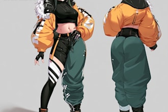 draw anime art for anime pfp, oc art, and fanart