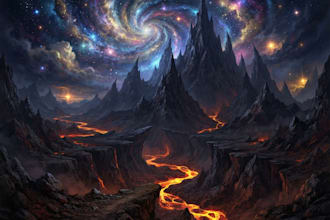 fantasy concept landscape illustrations