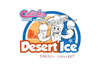 design frozen ice cream custards product labels logo