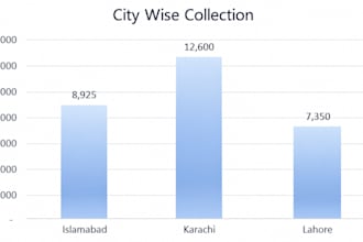 do excel data entry, xlookup formulas, pivot table and dashboard