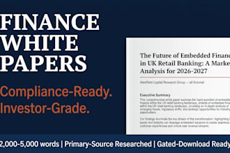 write a compliance ready finance white paper for fintech and wealth firms