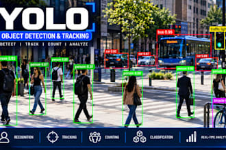 do yolo object detection for recognition, tracking, counting and computer vision