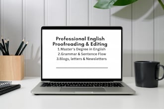 professionally proofread english content