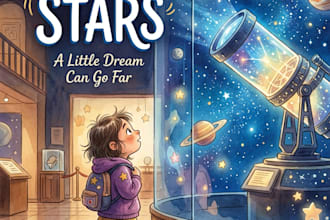 design a cute and creative childrens book cover