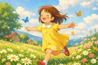 illustrate children story book illustration, children story