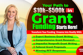 do grant writing, grant proposal, grant research, and grant application