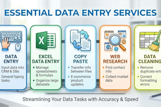 do accurate date entry copy paste excel and web research