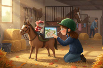 draw children book illustration
