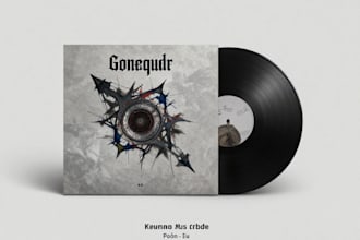 design a unique album artwork cover