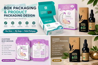 do product packaging, box, kraft, mailer box