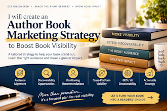 create an author book marketing strategy to boost  book visibility