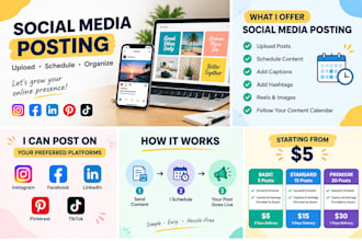 social media posting and scheduling for your business