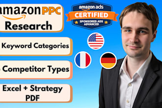 do amazon PPC keyword and asin targeting research for your ads